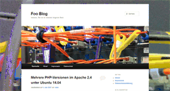 Desktop Screenshot of foo-blog.de